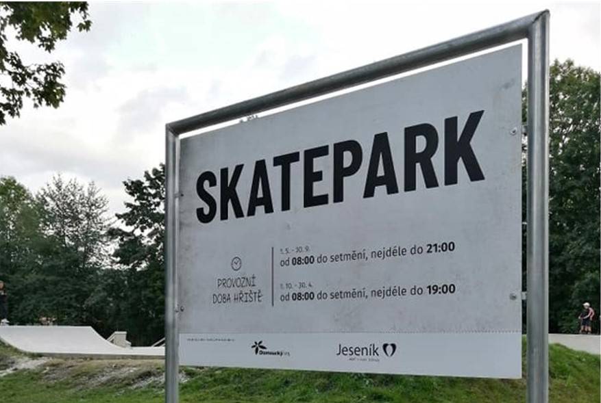 SKATEPARK po skončení zimního období ZPROVOZNĚN